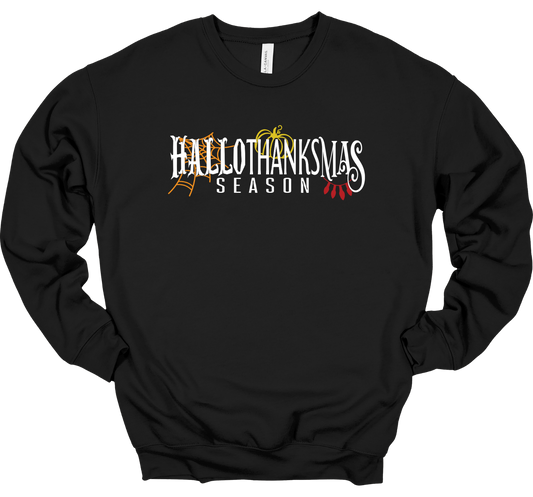 Hallothanksmas Season Crewneck Sweatshirt Unisex