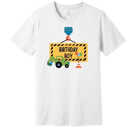 Construction Birthday Shirt