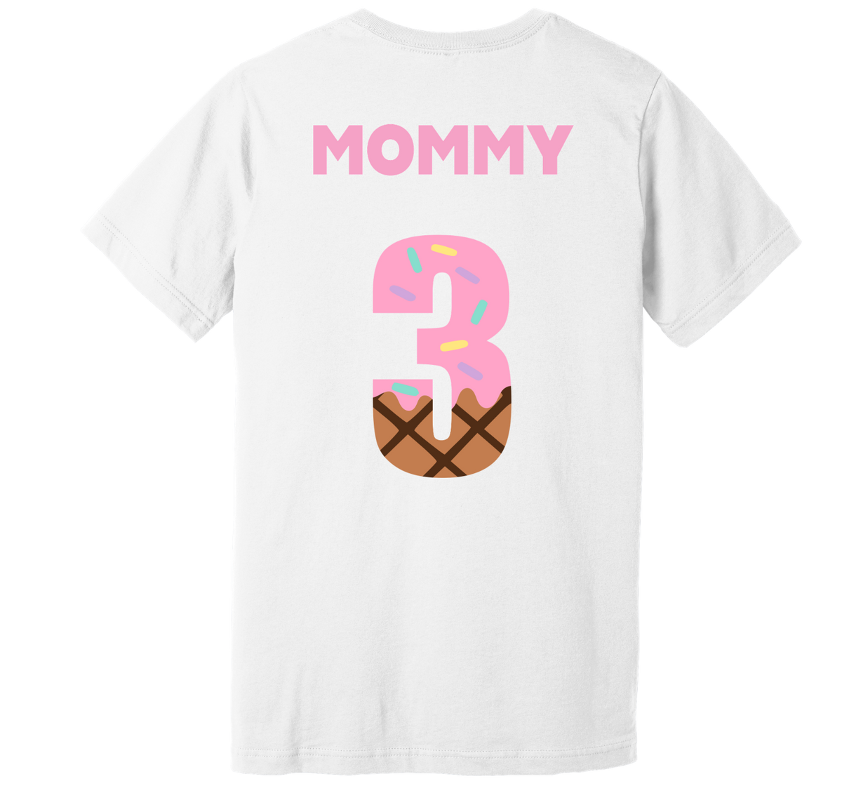 Three Scoops Of Fun Birthday Shirt