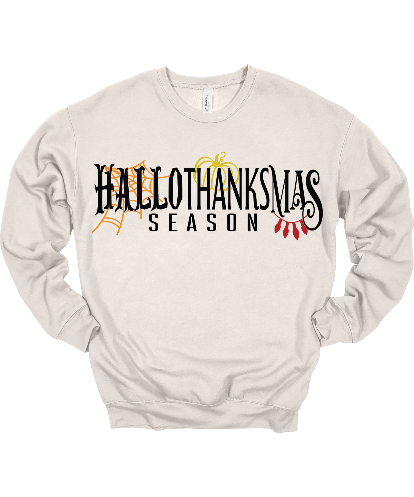 Hallothanksmas Season Crewneck Sweatshirt Unisex