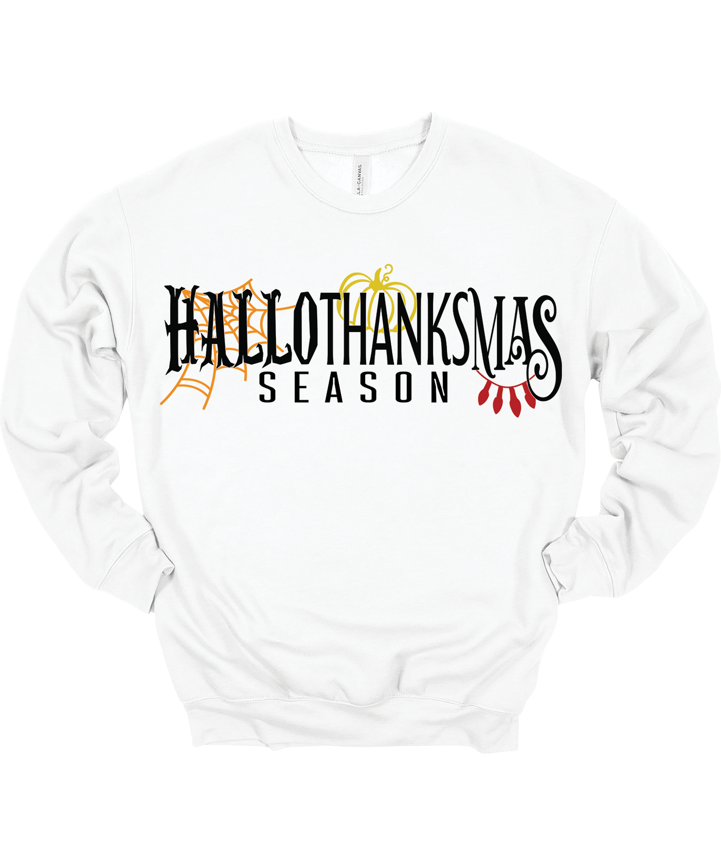 Hallothanksmas Season Crewneck Sweatshirt Unisex