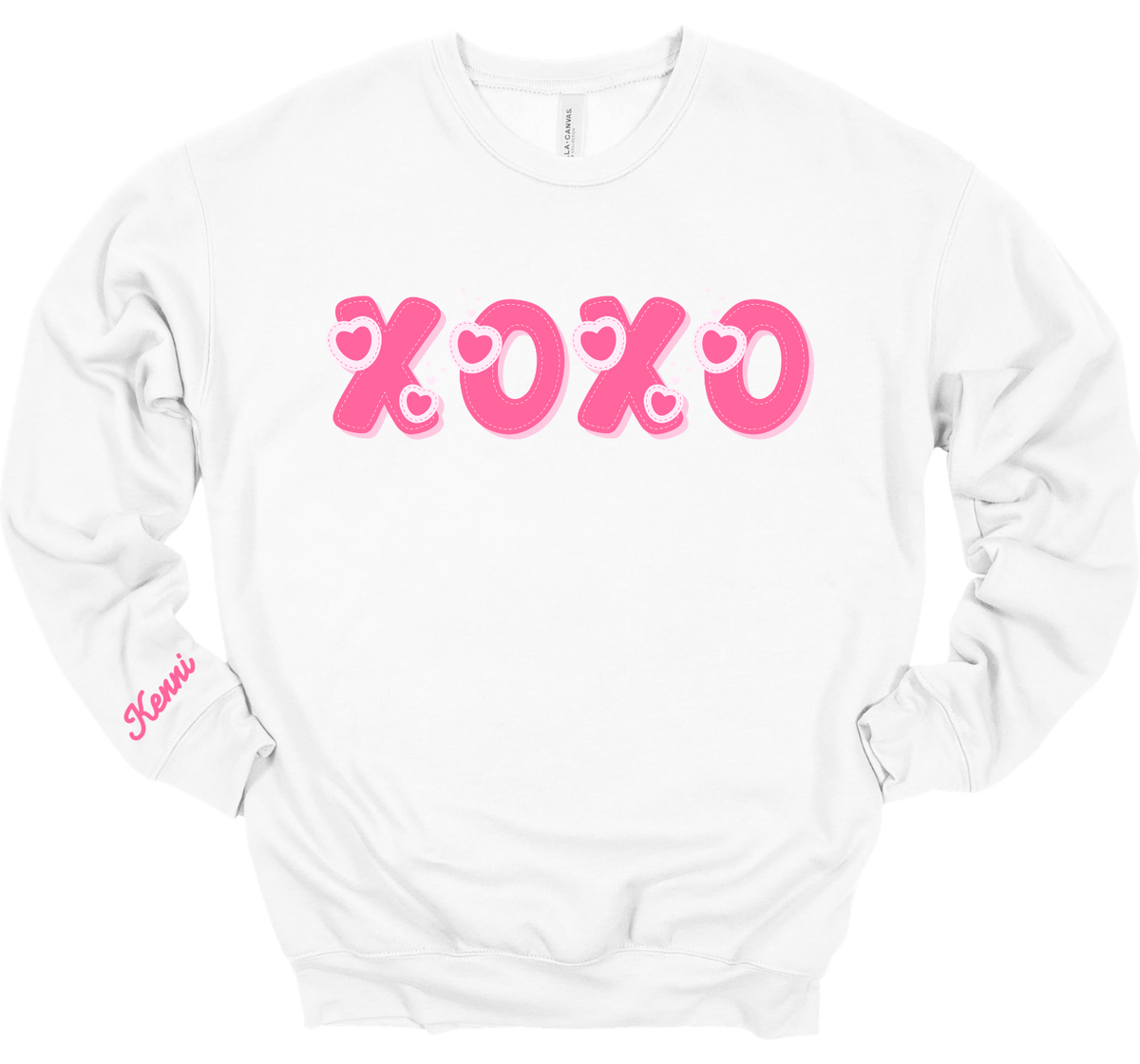 Personalized XOXO Valentines Day Shirt