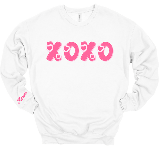 Personalized XOXO Valentines Day Shirt